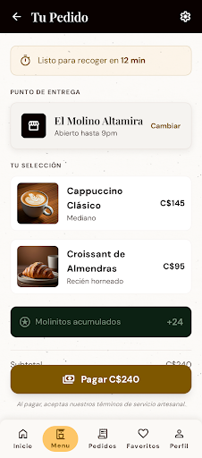 Order Screen